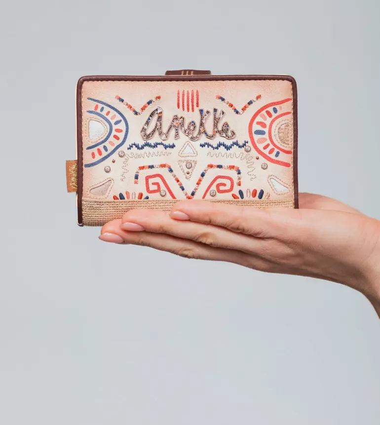 Tribe Medium Ethnic Print Rfid Wallet | Anekke Best