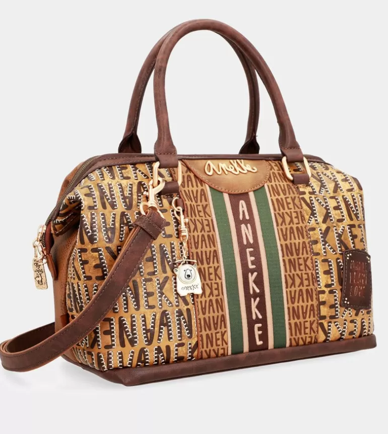 Urban Brown Logo Bowling Bag | Anekke Flash Sale