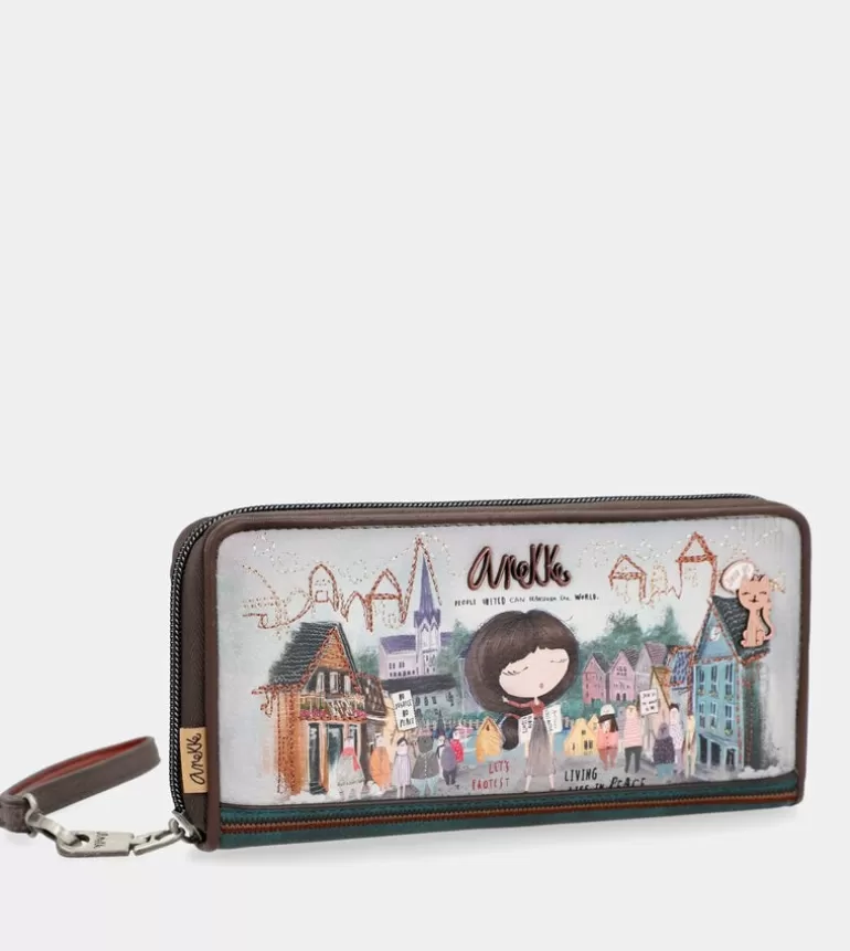 Wallet With Hand Strap Voice | Anekke Clearance